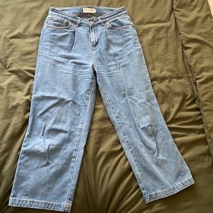 Flares jeans, full zipper, size 11
